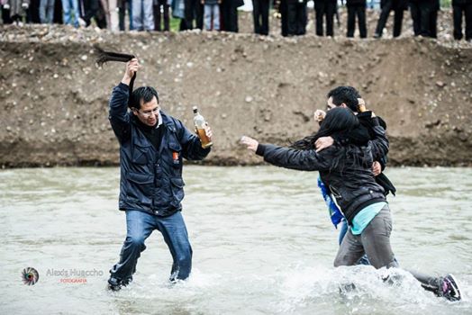 Takanakuy Jauja Perú. Huasquicha (Pancán) y Santa Ana (huertas)